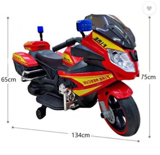 صورة دباب اطفال كهربائي كبير الحجم ️ دراجة نارية كهربائية للأطفال 12V –